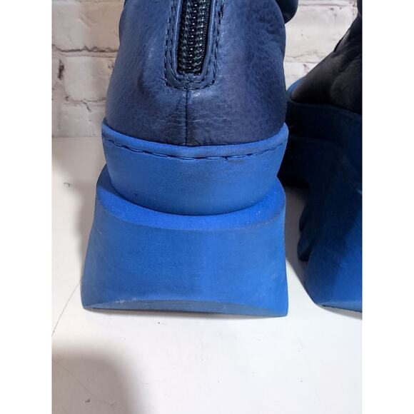 NIB Lofina Blue Over the Knee Boots size 41 - Picture 13 of 16